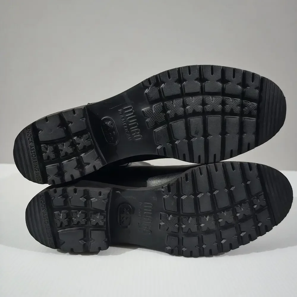 NEW Munro Heath Ankle Bootie Womens 8.5 Black Leather Water Resistant Chelsea - Picture 11 of 13